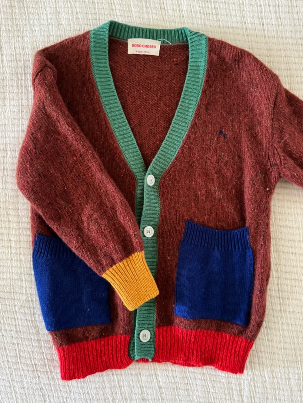 Bobo Choses Colorblock Cardigan